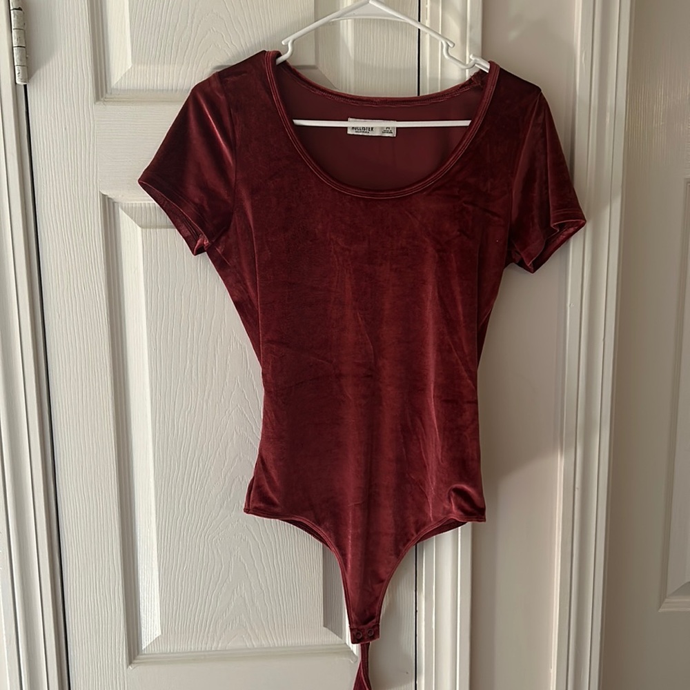 Hollister Velvet body suit